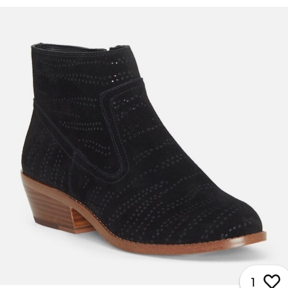 1.State Renna Perforated Leather Bootie size 8.5